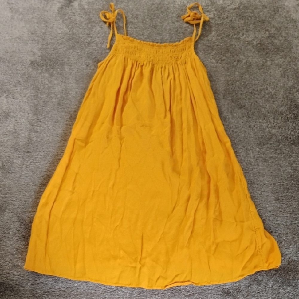 & Other Stories Smocked Shoulder Tie Sundress